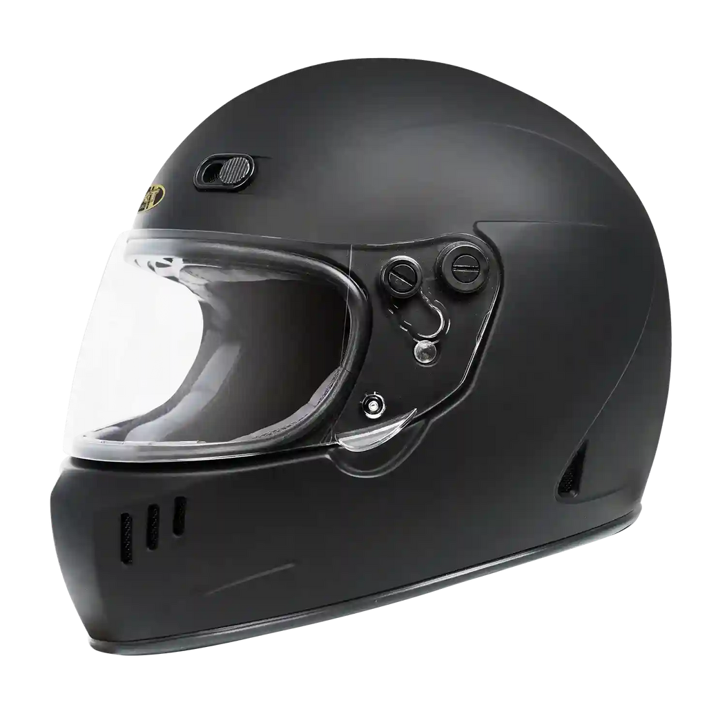 RXT MAYHEM Matt Black Motorcycle Helmet