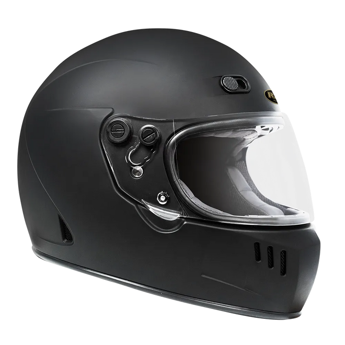 RXT MAYHEM Matt Black Motorcycle Helmet
