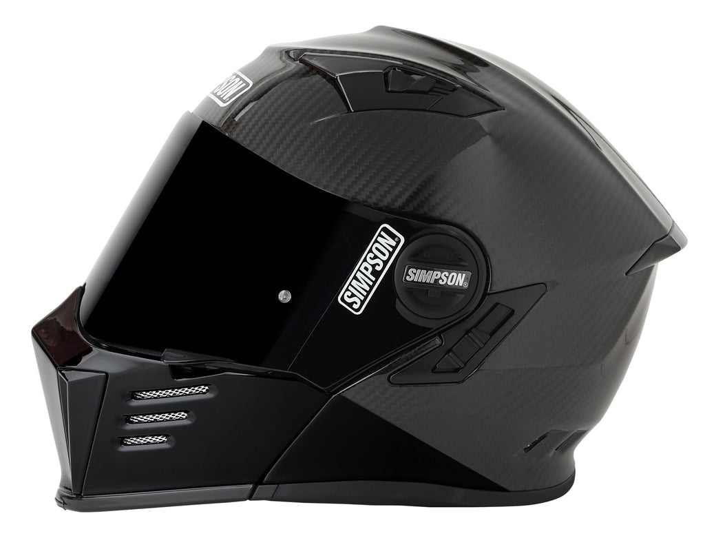 Simpson Mod Bandit Carbon Fiber Modular Motorcycle Helmet