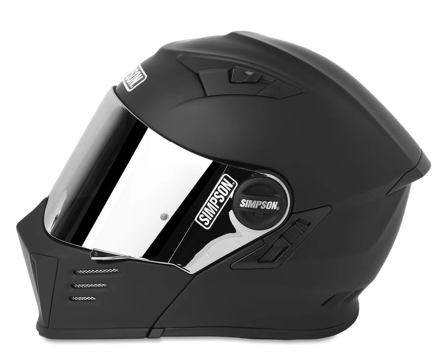 SIMPSON MOD BANDIT/DARKSOME HELMET Matte Black – Perth SIMPSON MOD BANDIT/DARKSOME HELMET Matte Black – Perth