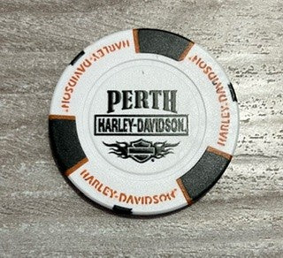 PERTH HARLEY-DAVIDSON COLLECTORS POKERCHIP