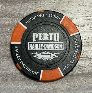 PERTH HARLEY-DAVIDSON COLLECTORS POKERCHIP