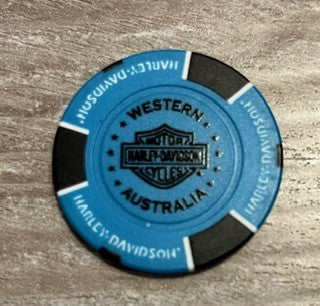 PERTH HARLEY-DAVIDSON COLLECTORS POKERCHIP