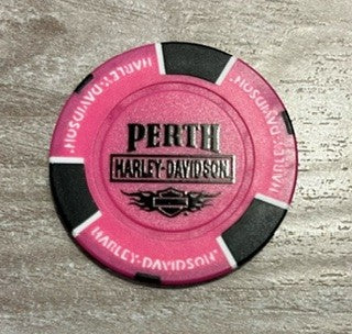 PERTH HARLEY-DAVIDSON COLLECTORS POKERCHIP