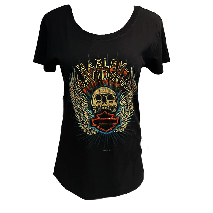 HARLEY-DAVIDSON WMNS THRILLS SHORT SLEEVE TEE - DEALER