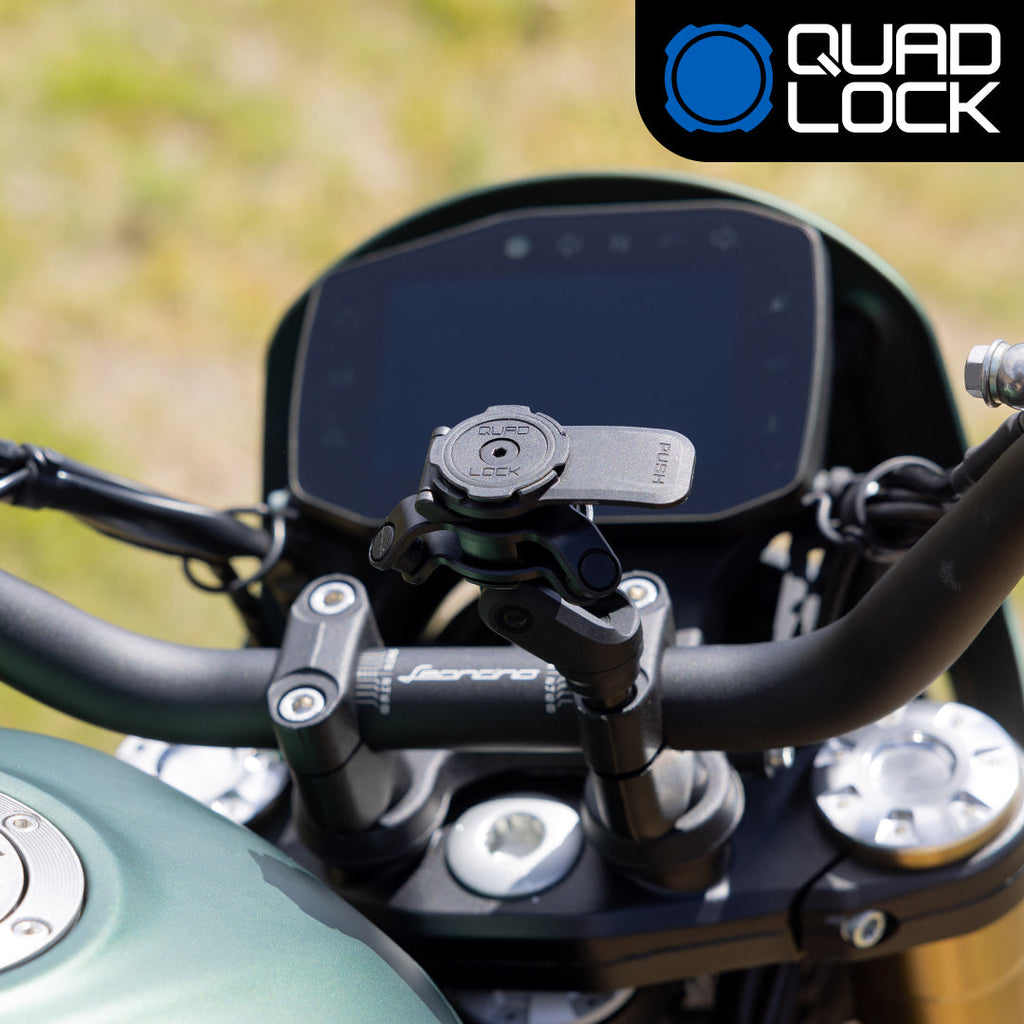 Quad Lock Motorcycle Handlebar Clamp Bolt Mount