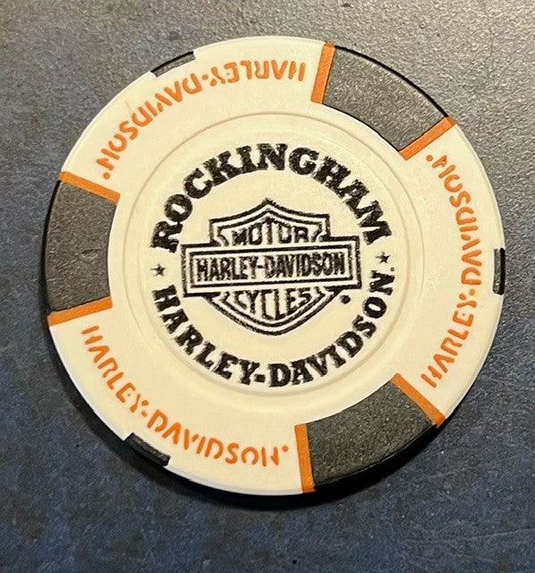 ROCKINGHAM HARLEY-DAVIDSON COLLECTORS POKERCHIP