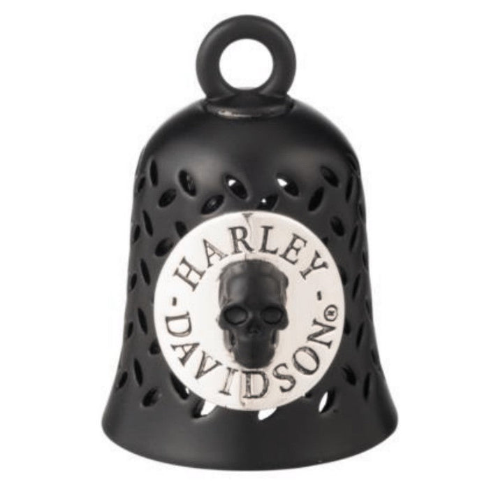Harley-Davidson Two Tone Black Skull Ride Bell 34M00095