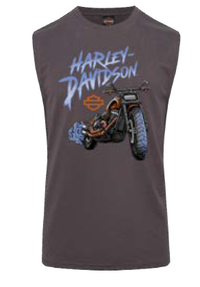 Harley-Davidson Men's Smog Tee Charcoal
