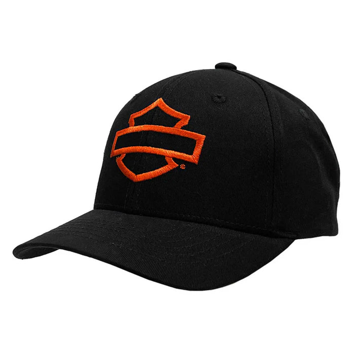 Perth Harley-Davidson® Men's Embroidered Open B&S Adjustable Snapback Baseball Cap