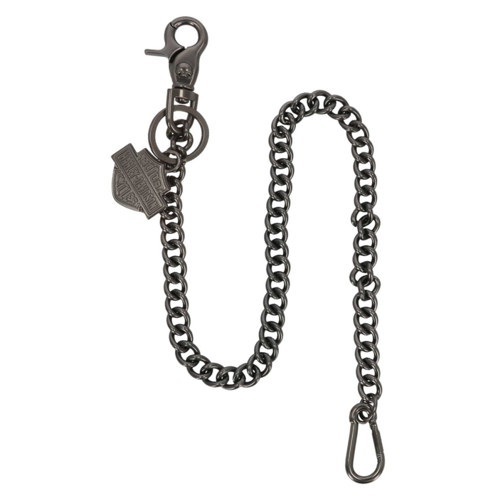 Harley-Davidson Men's Bar & Shield Logo 61 cm Wallet Chain Gunmetal MAU303/37