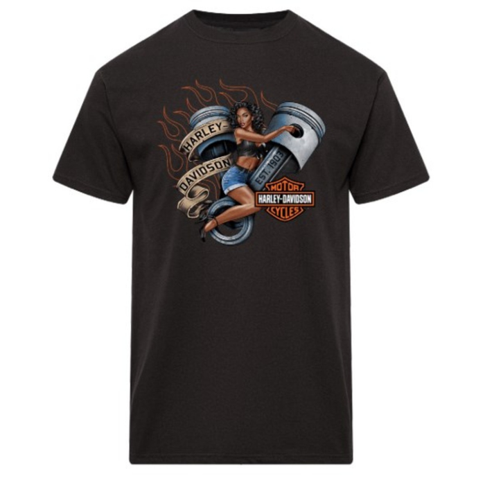 Harley-Davidson Gasoline Alley Dealer Tee Piston