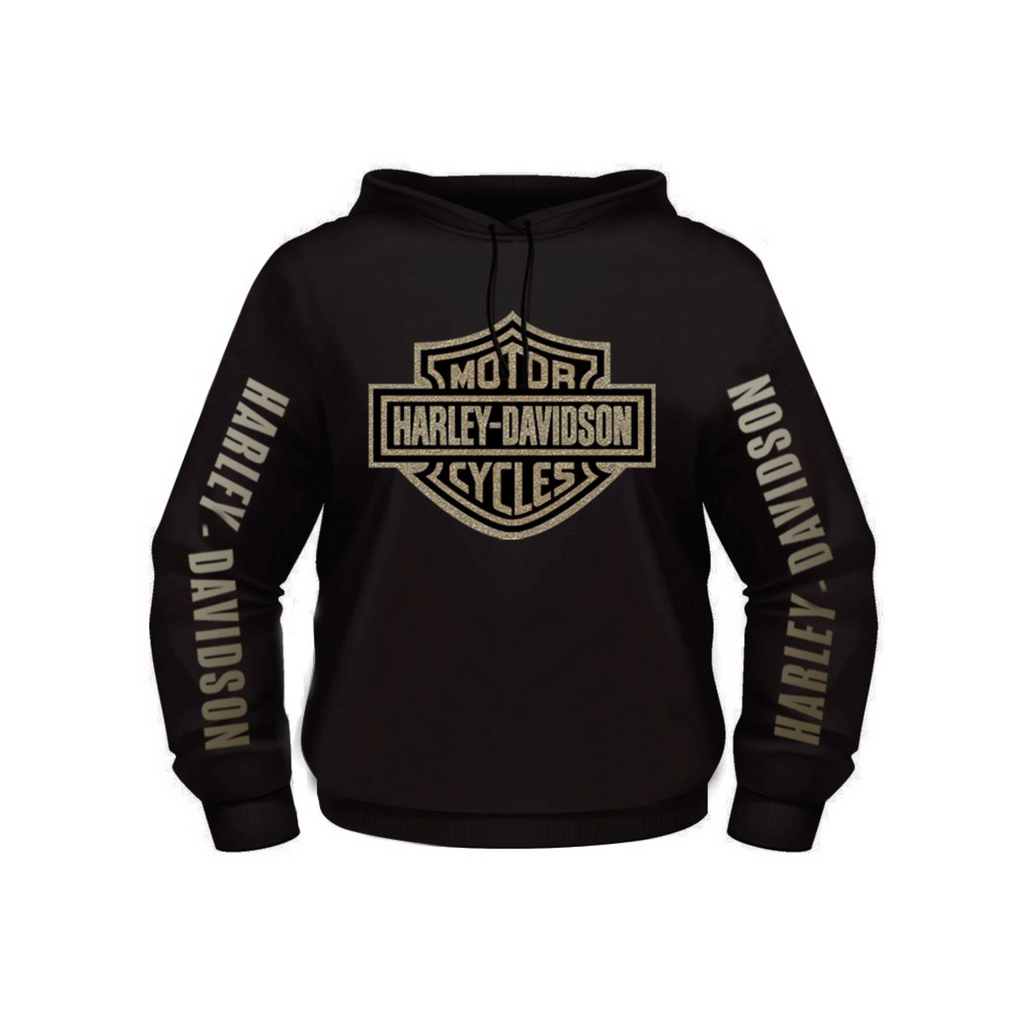 Harley-Davidson Dealer Hoodie Bar & Shield Gold