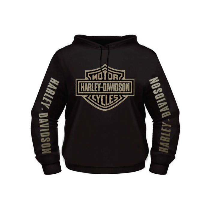 Harley-Davidson Dealer Hoodie Bar & Shield Gold