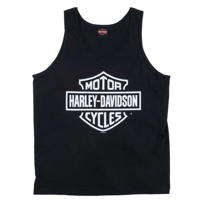Perth Harley-Davidson® Bar & Shield Dealer Tank Tee - Black/ White
