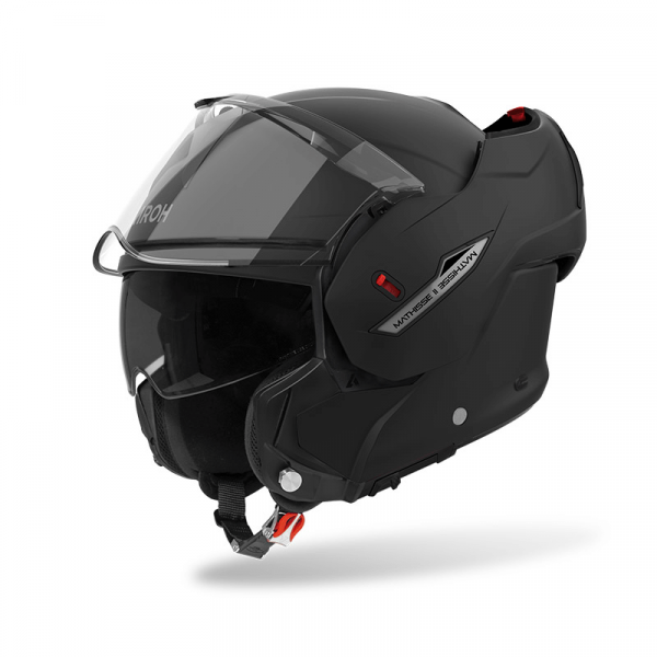 Airoh Mathisse II Modular Flip Touring Motorcycle Helmet Matt Black