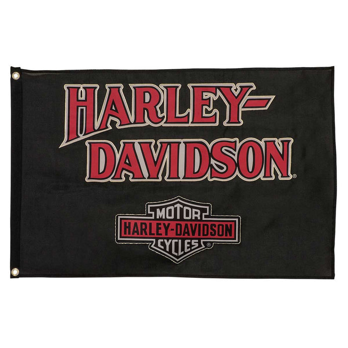 Harley-Davidson® Weather-Resistant H-D Nostalgic Bar & Shield Flag – Small
