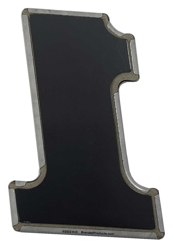 Harley-Davidson® Custom Shaped #1 Skull Logo Tin Magnet, 2.2 x 3.2 inches