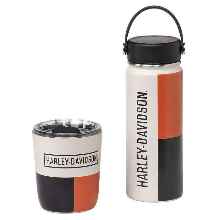 Harley-Davidson® Retro Block Travel Mug & Water Bottle Set, 10 oz. & 16 oz.