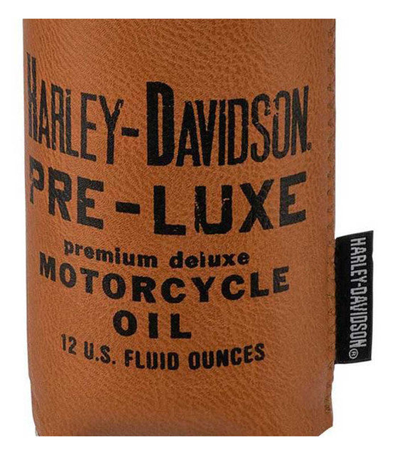 Harley-Davidson® Pre-Luxe Leatherette Neoprene Can Cooler - Hold 12 oz. Cans
