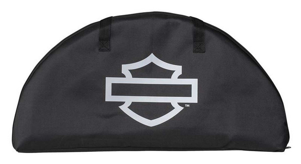 Harley-Davidson® Open Bar & Shield Folding Table w/ Storage Bag - Black