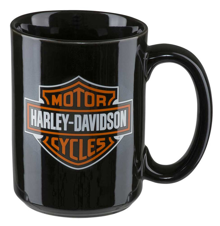 Harley-Davidson® Core Bar & Shield Logo Coffee Mug, 15 oz. - Black HDX-98605