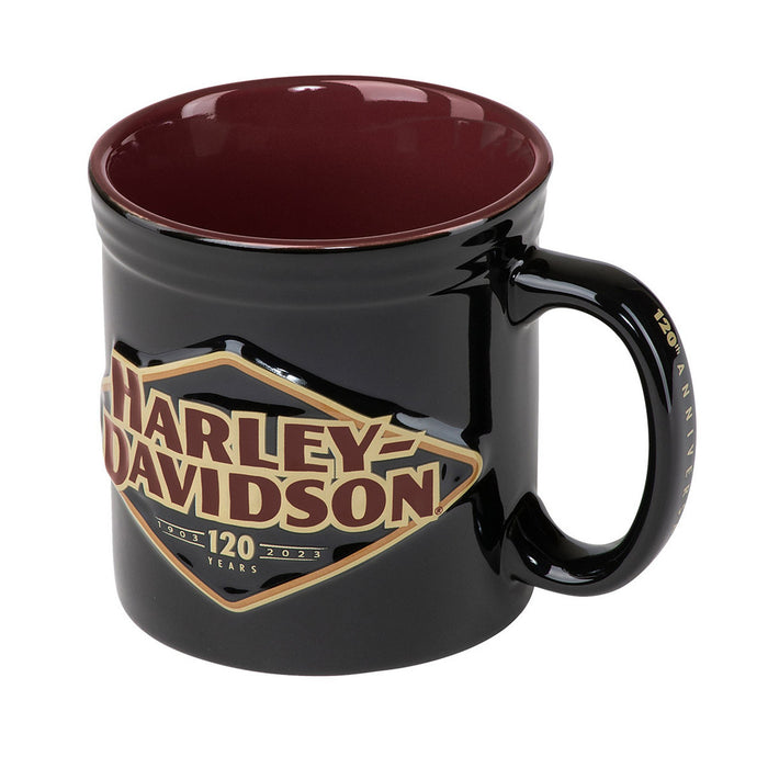 Harley-Davidson® 120th Anniversary Sculpted Ceramic Coffee Mug, Limited Edition