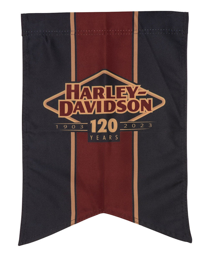 Harley-Davidson® Weather-Resistant 120th Anniversary Garden Flag Limited Edition