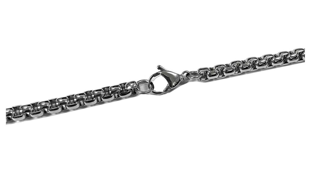 Harley-Davidson® Men's Steel Double Sided Rolo Chain Skull Logo Metal Necklace