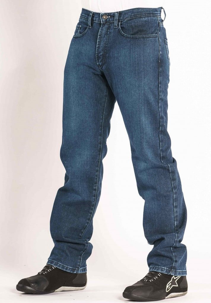 TKD MAX RIGID STRAIGHT LEG BLUE KEVLAR JEANS