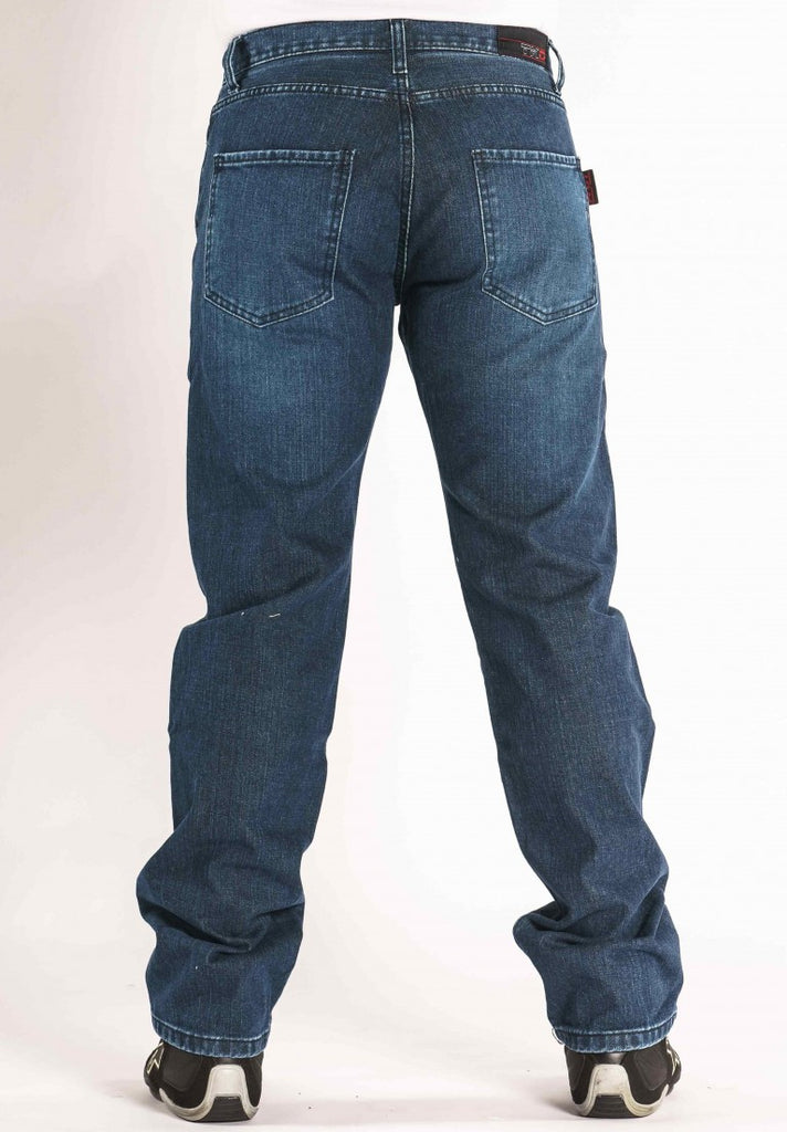 TKD MAX RIGID STRAIGHT LEG BLUE KEVLAR JEANS