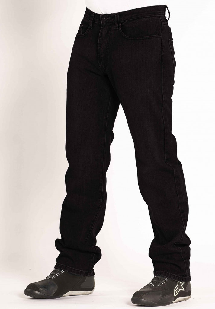 TKD MAX RIGID STRAIGHT LEG BLACK KEVLAR JEANS
