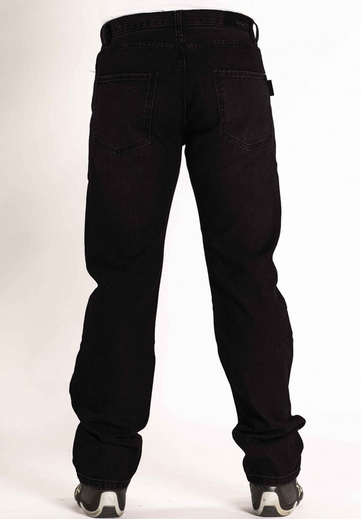 TKD MAX RIGID STRAIGHT LEG BLACK KEVLAR JEANS