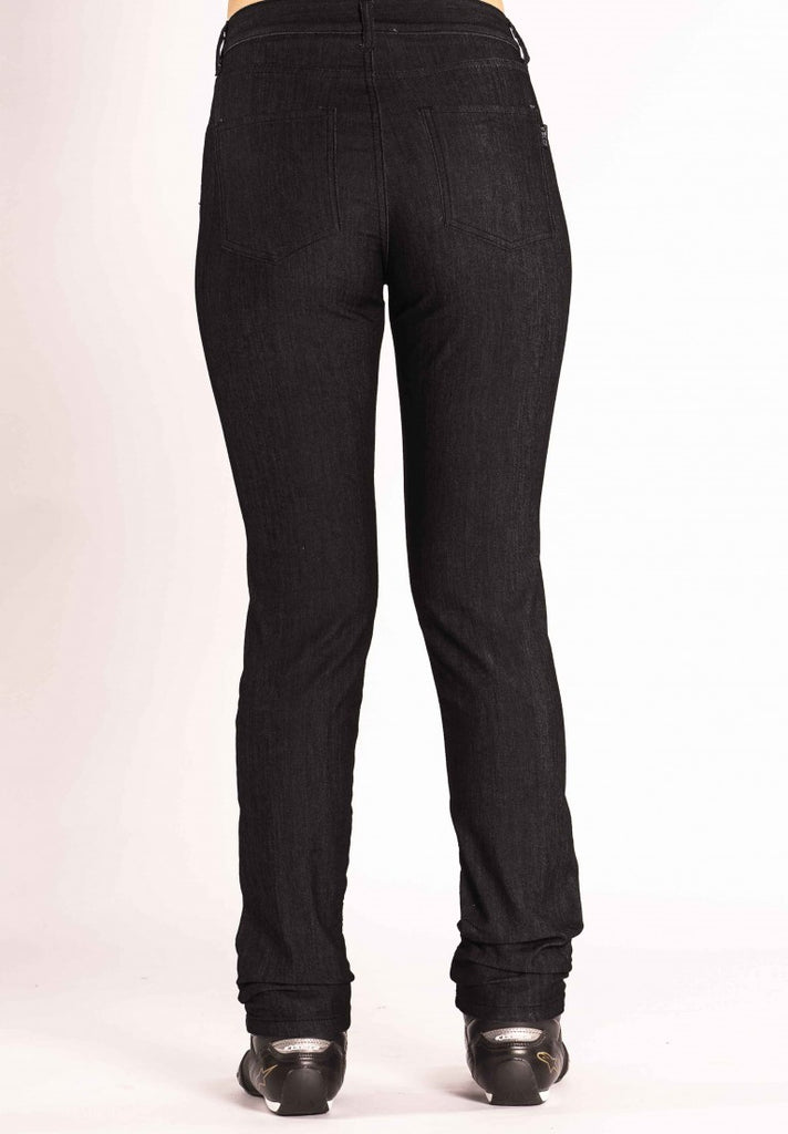 TKD Amber Black High rise stretch slim Kevlar combo Jeans