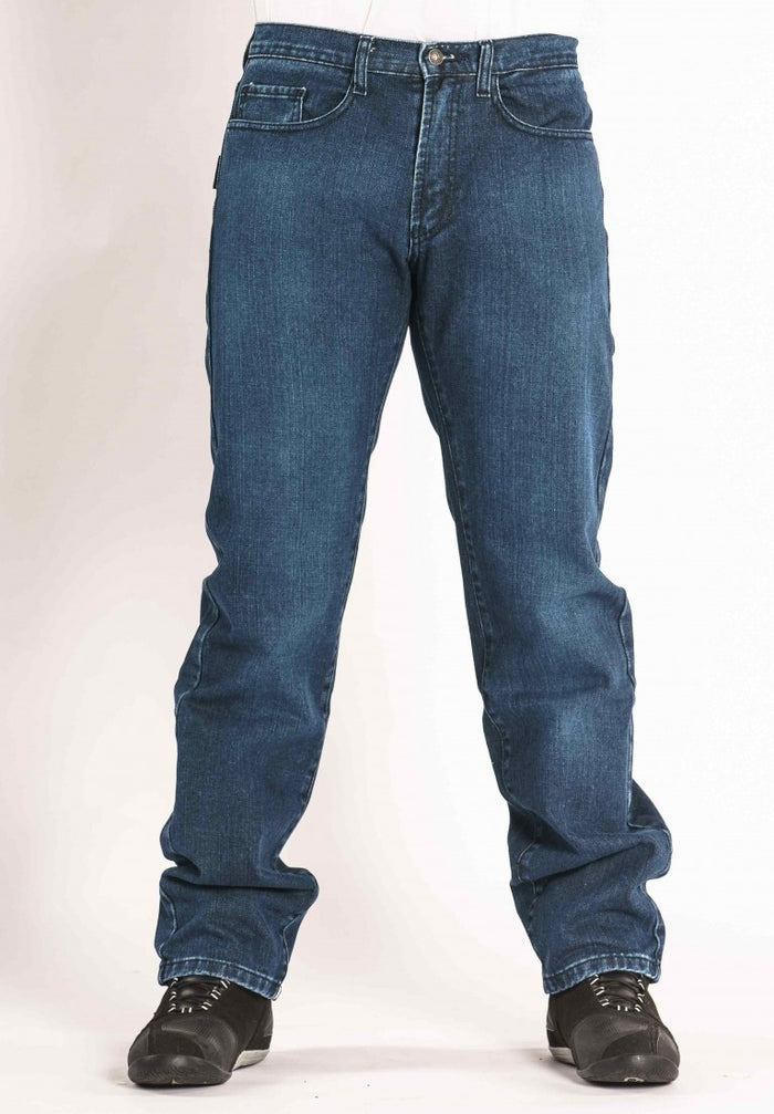 TKD MAX RIGID STRAIGHT LEG BLUE KEVLAR JEANS