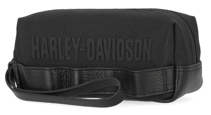 Harley-Davidson® Modular Traveling Polyester Toiletry Kit Case - Black