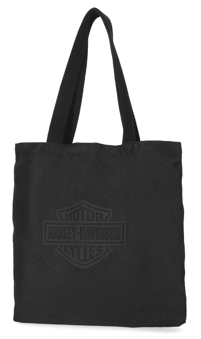 Harley-Davidson® Women's Classic Codura Bar & Shield Polyester Tote Bag - Black