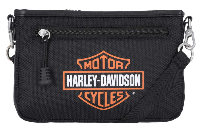 Harley-Davidson® Women's Bar & Shield Logo Convertible Crossbody, Black