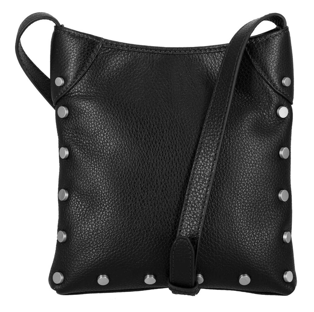 Harley-Davidson Women's Core Stud Leather Crossbody Purse Black
