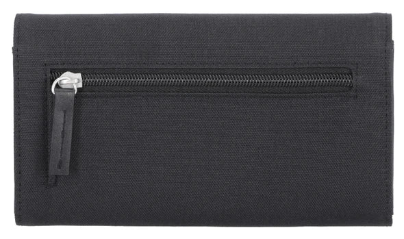 Harley Davidson Women's Rhinestone Embellished Bar & Shield Clutch - Black