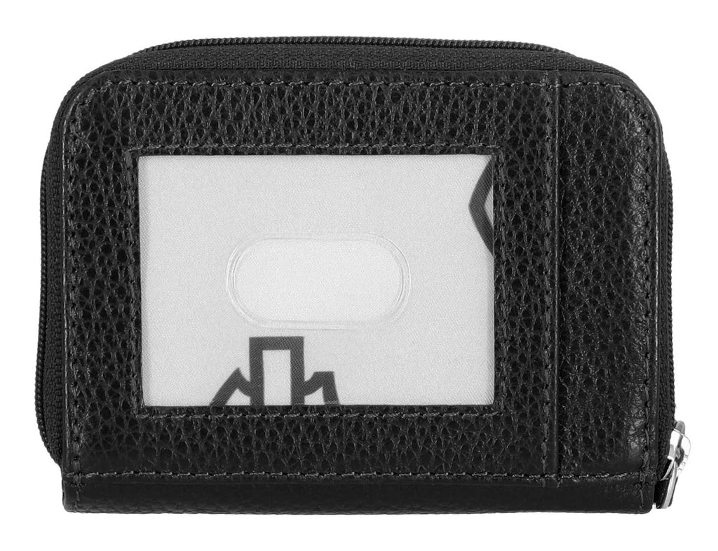 Harley Davidson Core Stud B&S Leather Zip Z/A Case Wallet, Black