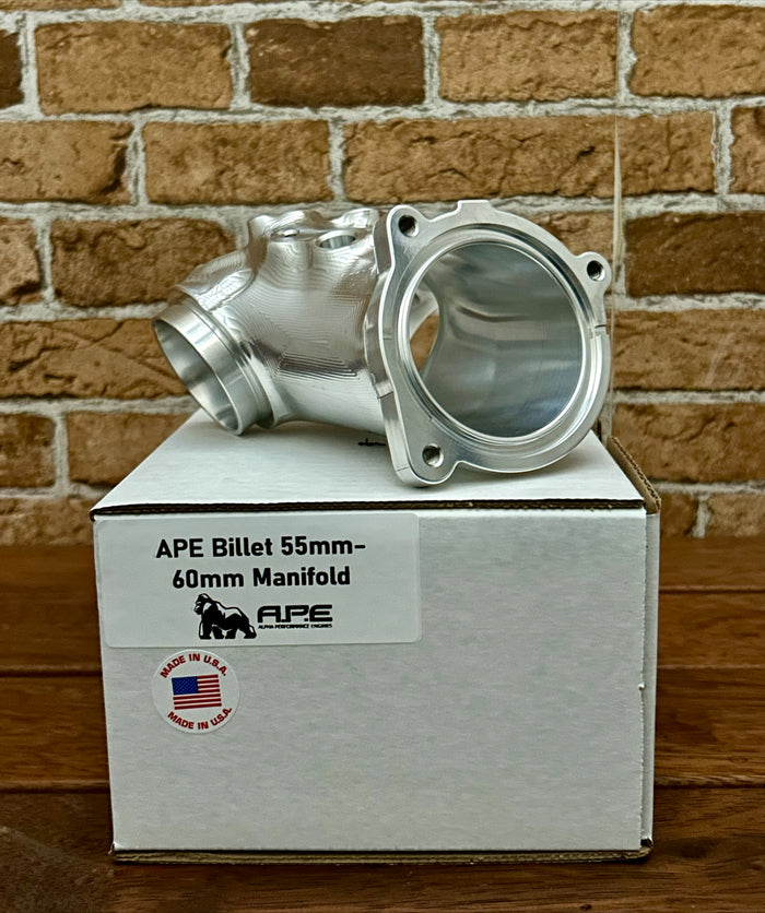 APE M8 INTAKE MANIFOLDS (Stock Style & Mounting) VTP10036A 55-60mm