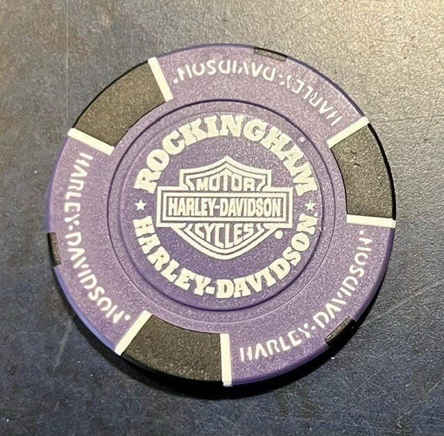 ROCKINGHAM HARLEY-DAVIDSON COLLECTORS POKERCHIP