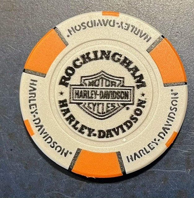 ROCKINGHAM HARLEY-DAVIDSON COLLECTORS POKERCHIP