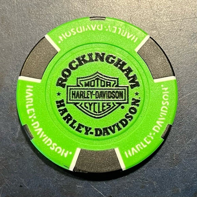 ROCKINGHAM HARLEY-DAVIDSON COLLECTORS POKERCHIP