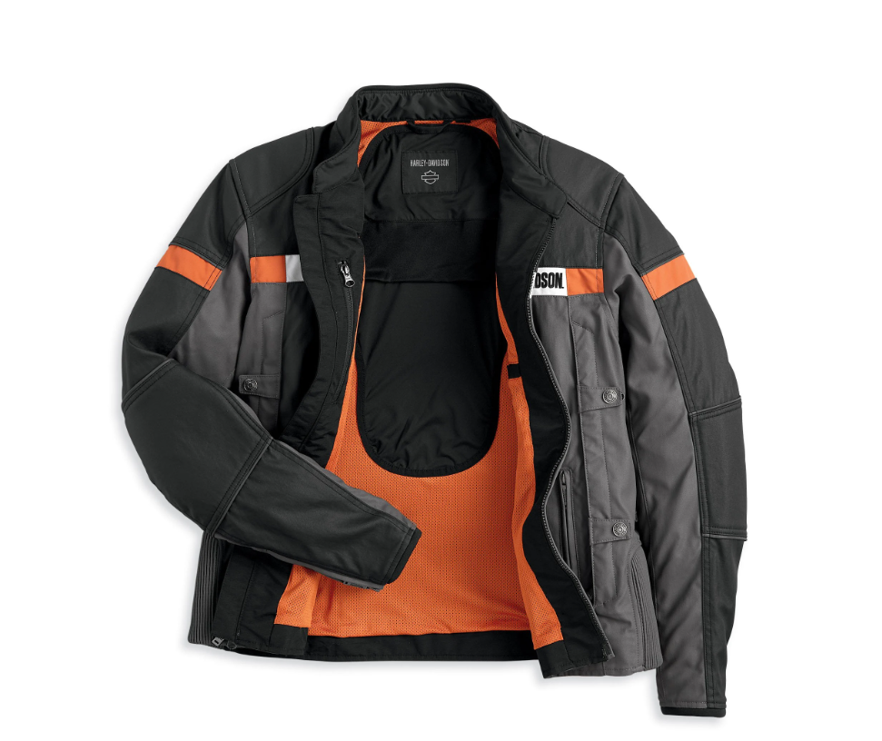 Men's Amalgam Textile Triple Vent System Riding Jacket