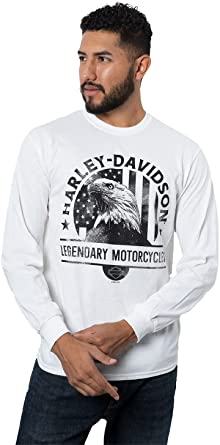 Harley-Davidson Free Bird Eagle White Long Sleeve