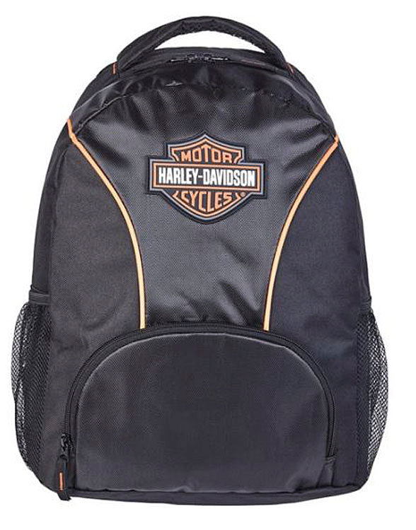 Rubber Bar & Shield® Logo Backpack | Black