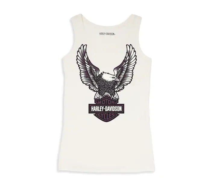Women's Eagle Graphic Ribbed Tank