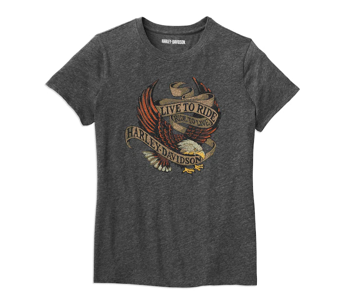 Women’s Live To Ride Heather Graphic Tee
